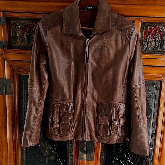 🍩Vintage Sabatini leather jacket  Y2K - Picture 2 of 9